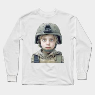 Innocent Valor: The Courageous Journey of a Young Soldier Long Sleeve T-Shirt